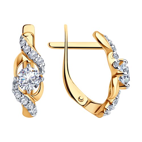 Серьги SOKOLOV - Серебро 925, Фианит (арт. 93020715)