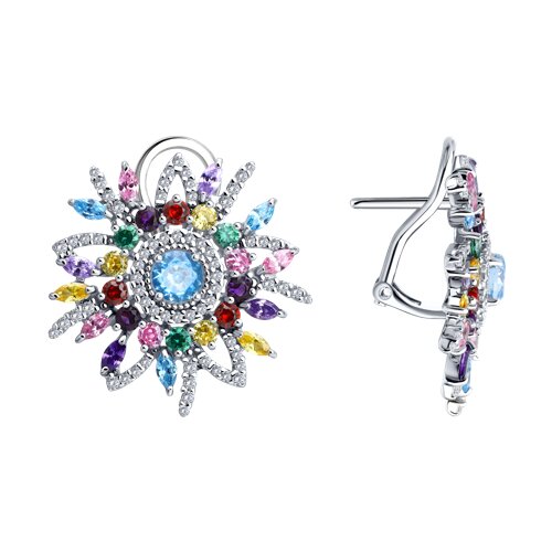 Серьги Diamant - Серебро 925, Фианит (арт. 94-120-00243-1)