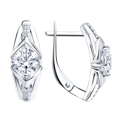 Серьги Diamant - Серебро 925, Фианит (арт. 94-120-00019-1)