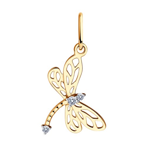Подвеска SOKOLOV - Золото 375, Фианит (арт. 036373-4)
