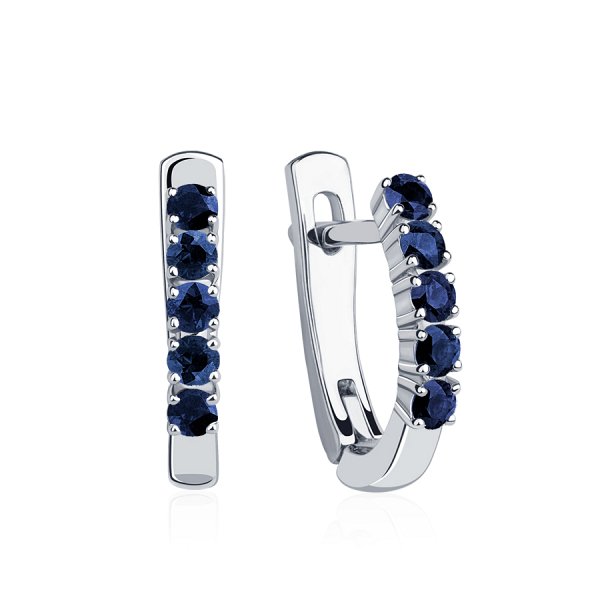 Серьги Platinum Lab. - Платина 950 (арт. ПС-045С-01)