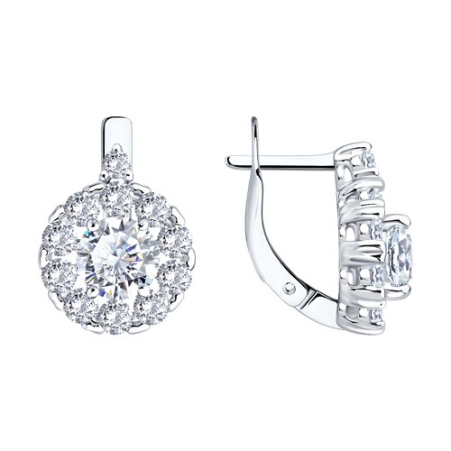 Серьги Diamant - Серебро 925, Фианит (арт. 94-120-02402-1)