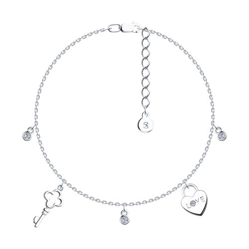 Браслет SOKOLOV - Серебро 925, Фианит (арт. 94050581)