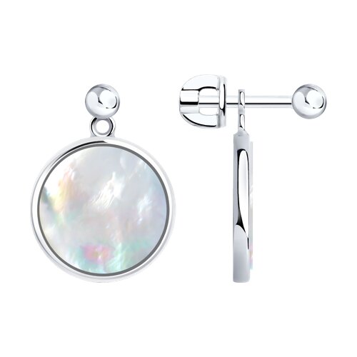 Серьги SOKOLOV - Серебро 925, Перламутр (арт. 83020322)