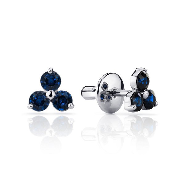 Серьги Platinum Lab. - Платина 950 (арт. ПС-321С-02)