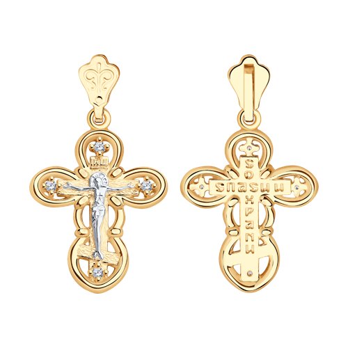 Подвеска SOKOLOV - Серебро 925, Фианит (арт. 93120036)