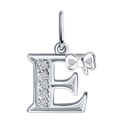 Подвеска SOKOLOV - Серебро 925, Фианит (арт. 94030473)