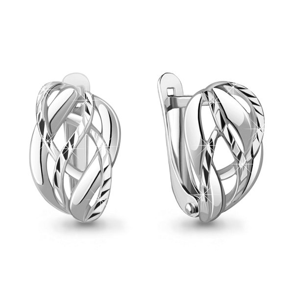 Серьги Аквамарин - Серебро 925 (арт. 31504.5)