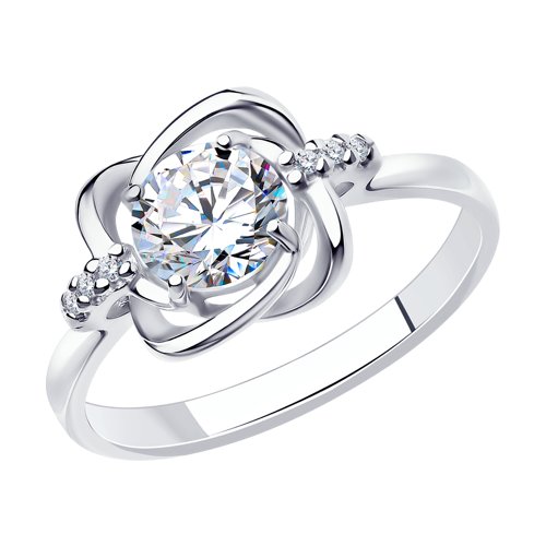 Кольцо SOKOLOV - Серебро 925, Фианит (арт. 94012693)