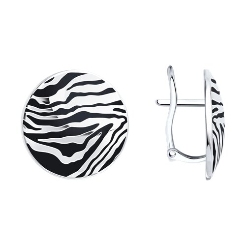 Серьги SOKOLOV - Серебро 925, Эмаль (арт. 94027080)