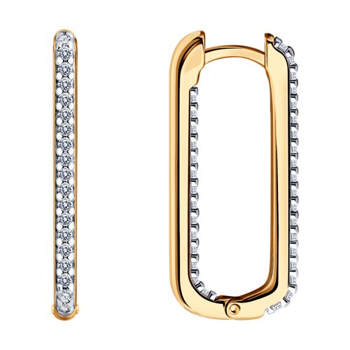 Серьги SOKOLOV - Серебро 925, Фианит (арт. 93022483)