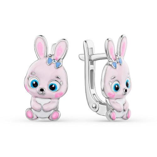 Серьги Мириада - Серебро 925, Эмаль (арт. 902022730)