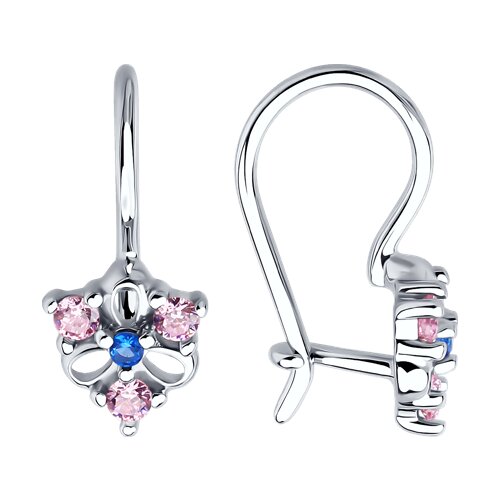 Серьги Diamant - Серебро 925, Фианит (арт. 94-120-02163-1)