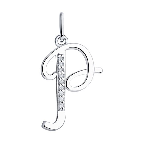 Подвеска SOKOLOV - Серебро 925, Фианит (арт. 94031375)