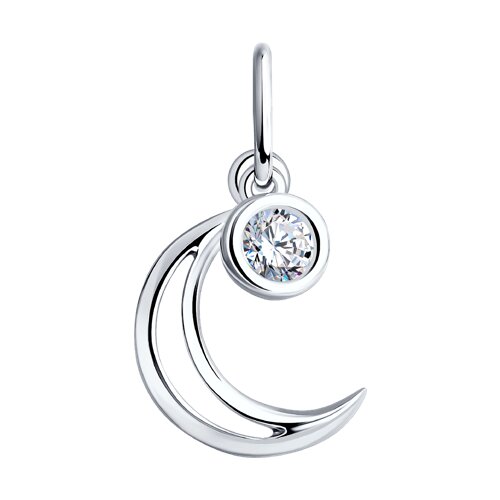 Подвеска SOKOLOV - Серебро 925, Фианит (арт. 94032873)