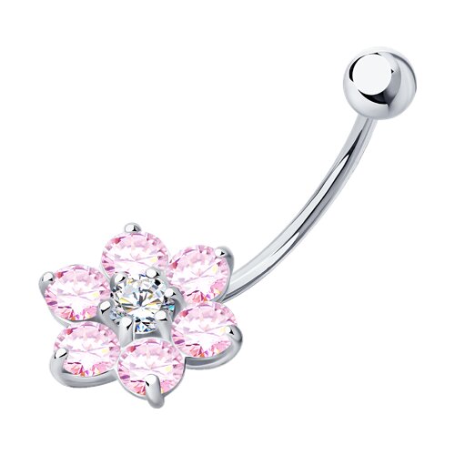 Пирсинг SOKOLOV - Серебро 925, Фианит (арт. 94060043)