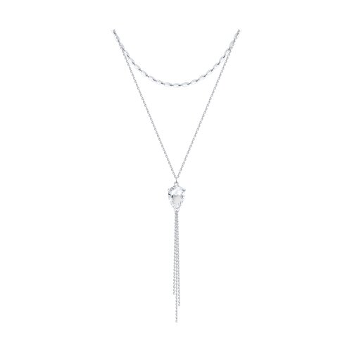 Колье SOKOLOV - Серебро 925, Горный хрусталь (арт. 92070128)