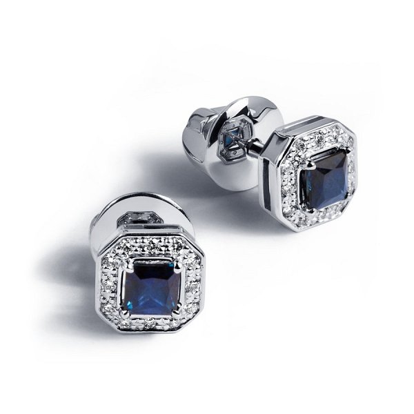 Серьги Platinum Lab. - Платина 950 (арт. ПС-277С-01)