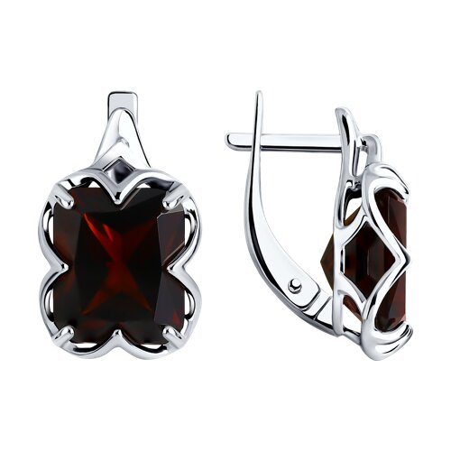 Серьги SOKOLOV - Серебро 925, Синтетический нанокристал (арт. 92021364)