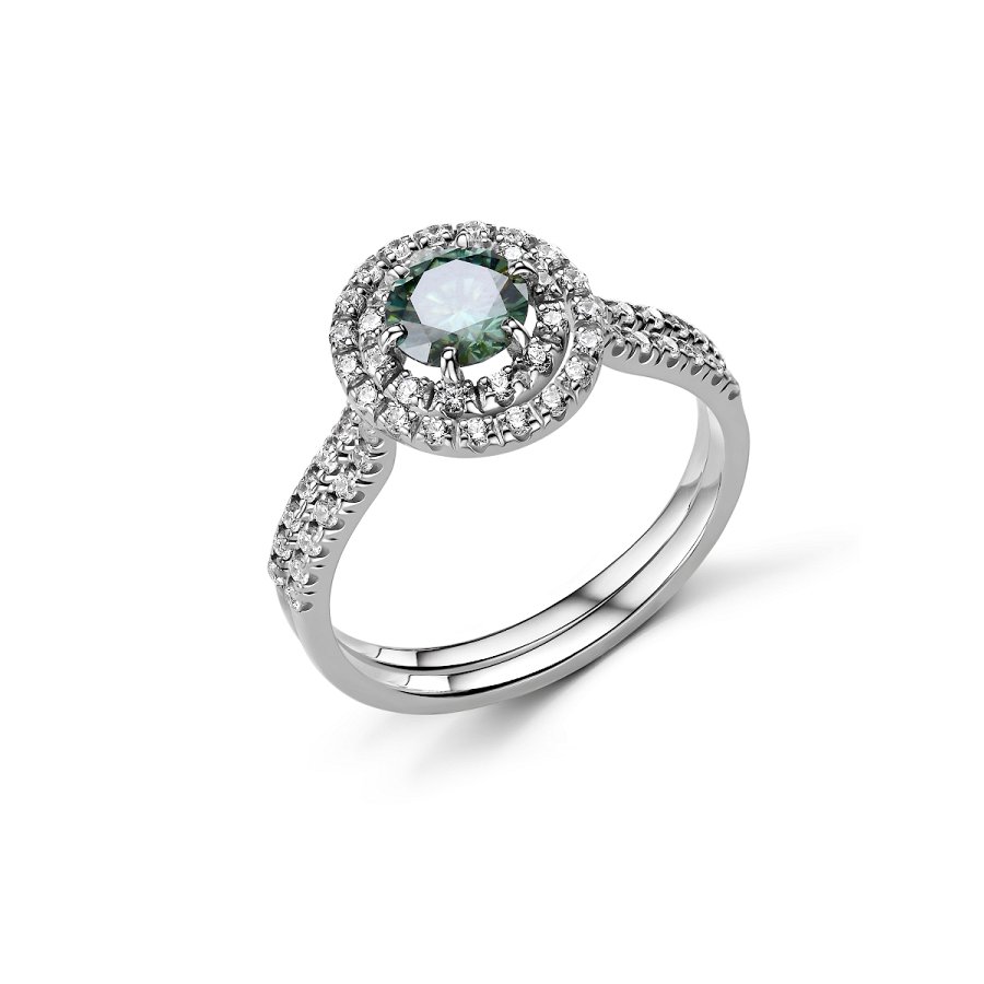 Кольцо Дар - Серебро 925, Синтетический муассанит, Фианит (арт. К-2488рс1613900)