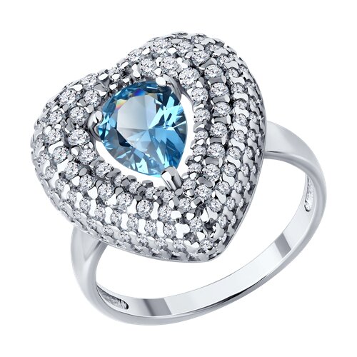 Кольцо SOKOLOV - Серебро 925, Фианит (арт. 94014258)