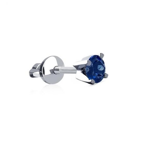 Серьги Platinum Lab. - Платина 950 (арт. ПС-005С-03 12)