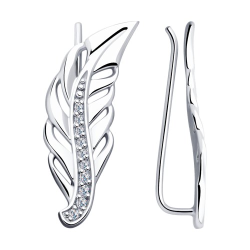 Серьги SOKOLOV - Серебро 925, Фианит (арт. 94023384)