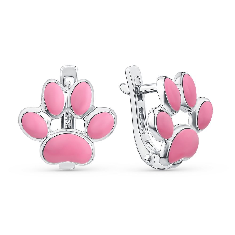 Серьги Мириада - Серебро 925, Эмаль (арт. 901022857)