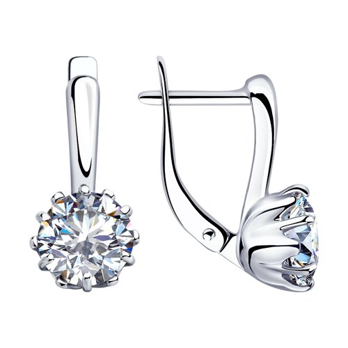 Серьги Diamant - Серебро 925, Фианит (арт. 94-120-01218-1)