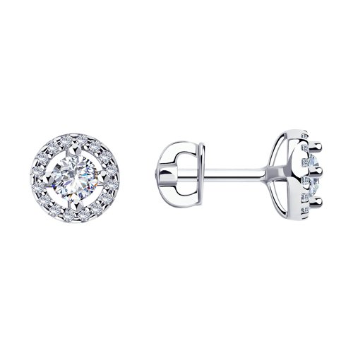 Серьги SOKOLOV - Серебро 925, Фианит (арт. 94024436)