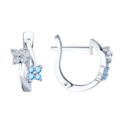 Серьги SOKOLOV - Серебро 925, Фианит (арт. 94020112)