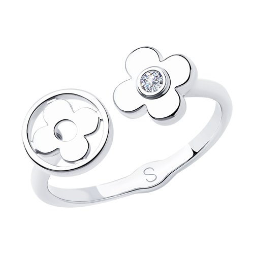 Кольцо SOKOLOV - Серебро 925, Фианит (арт. 94012996)