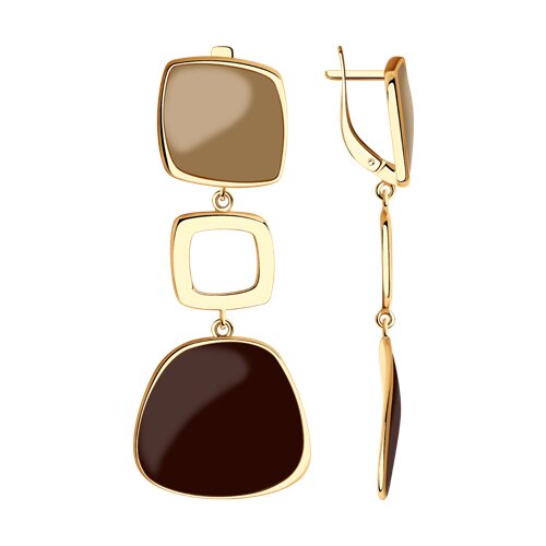 Серьги SOKOLOV - Серебро 925, Эмаль (арт. 93020969)