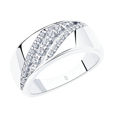 Кольцо SOKOLOV - Серебро 925, Фианит (арт. 94011986)