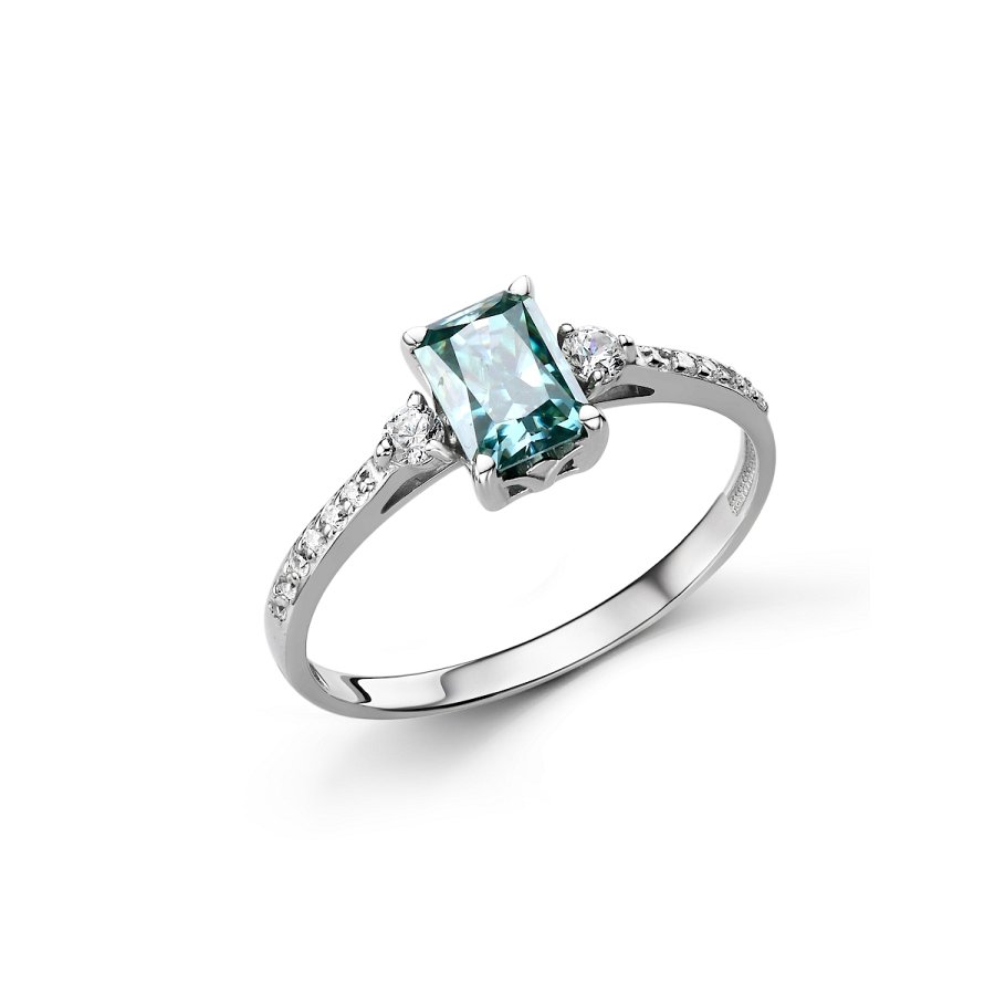 Кольцо Дар - Серебро 925, Муассанит, Фианит (арт. К-3693рс1613900)
