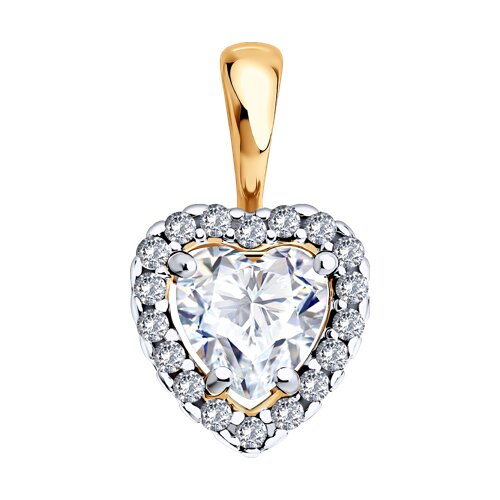 Подвеска Diamant - Серебро 925, Фианит (арт. 93130001221-DIAMANT)