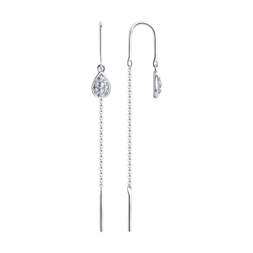 Серьги Diamant - Серебро 925, Фианит (арт. 94-123-01497-1)