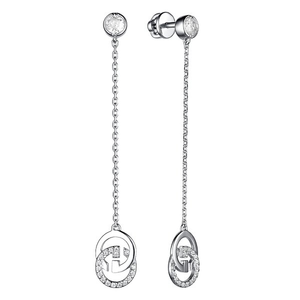 Серьги Дар - Серебро 925, Фианит (арт. С-5048рс200)