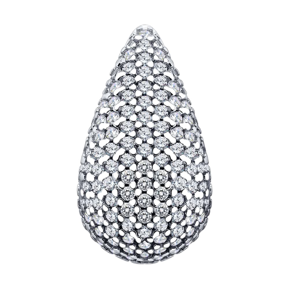 Подвеска SOKOLOV - Серебро 925, Фианит (арт. 94033400)