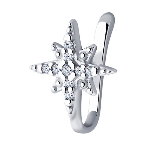 Пирсинг SOKOLOV - Серебро 925, Фианит (арт. 94060105)