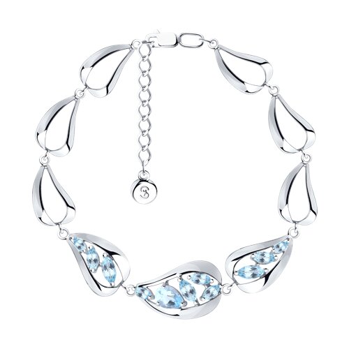 Браслет SOKOLOV - Серебро 925, Топаз (арт. 92050135)