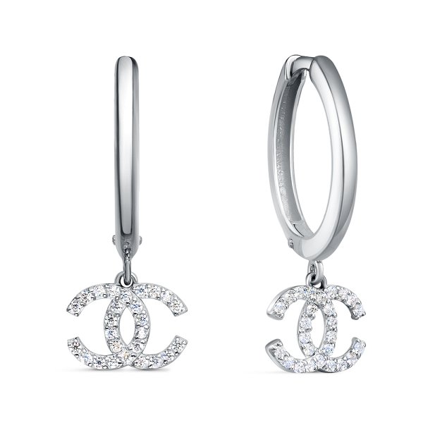 Серьги Иллада - Серебро 925, Фианит (арт. с122731)