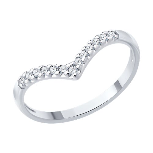 Кольцо SOKOLOV - Серебро 925, Фианит (арт. 94013363)