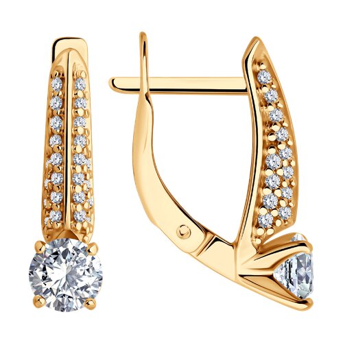 Серьги Diamant - Серебро 925, Фианит (арт. 93-120-02130-1)