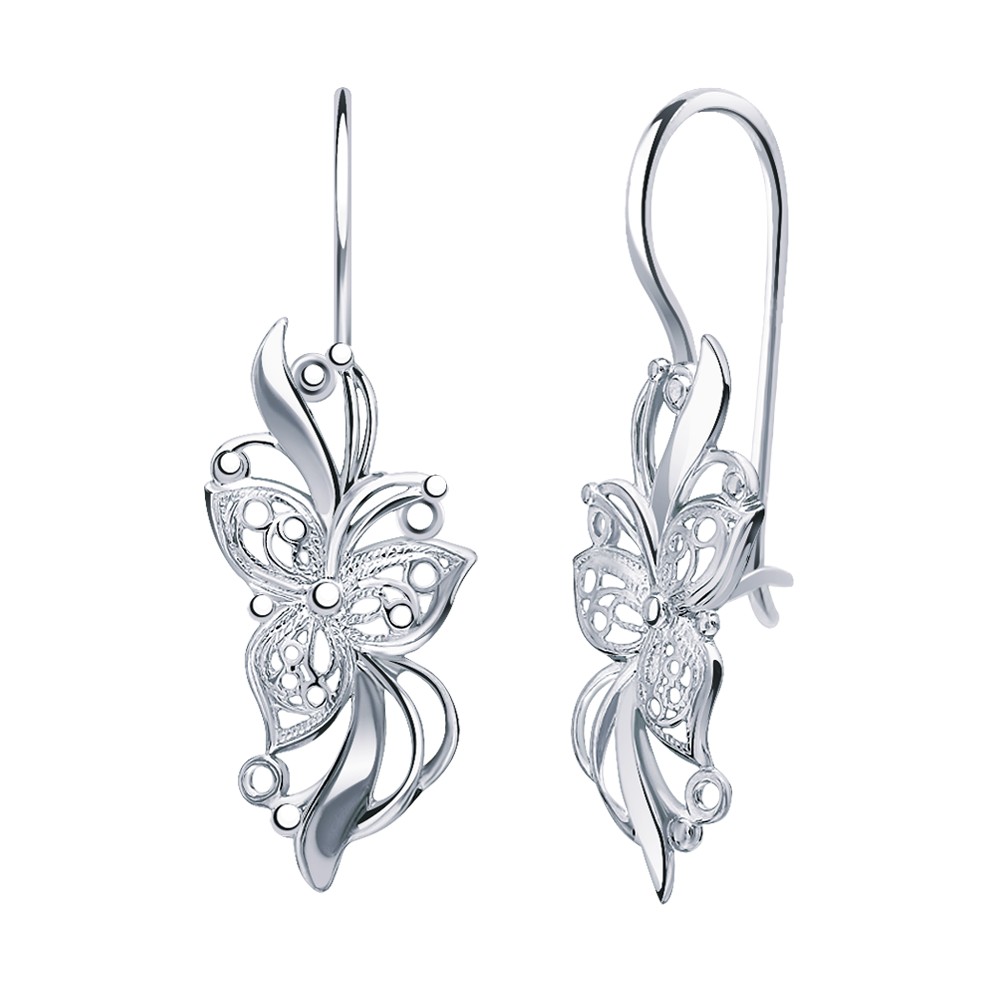 Серьги Атолл - Серебро 925 (арт. 2730-925)