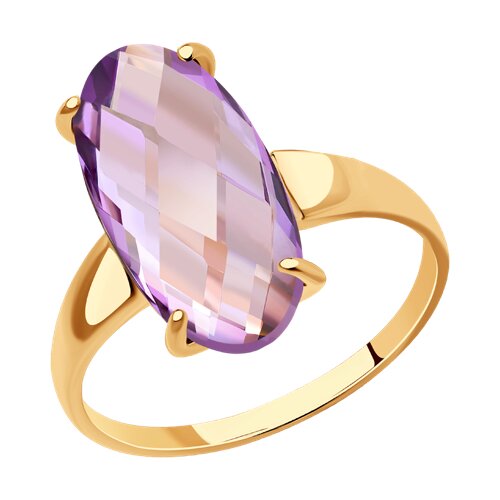 Кольцо Diamant - Золото 585, Аметист (арт. 51-310-03012-1)