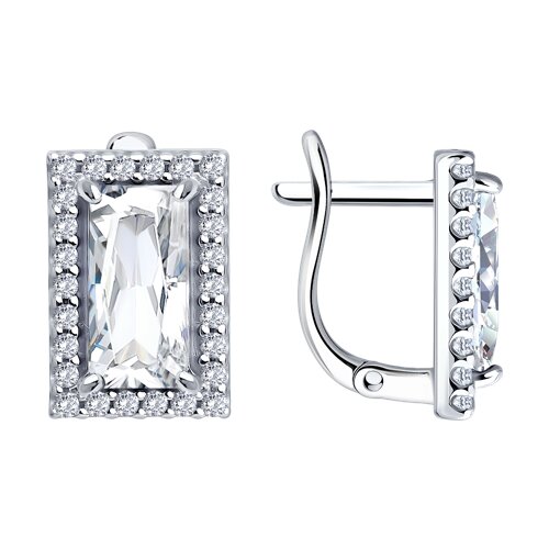 Серьги Diamant - Серебро 925, Фианит (арт. 94-120-00202-3)