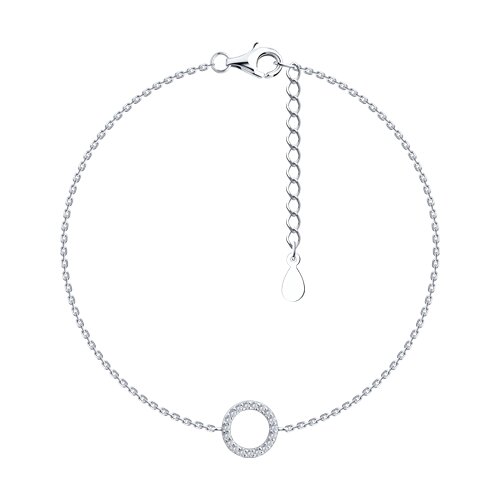 Браслет SOKOLOV - Серебро 925, Фианит (арт. 94051050-91)