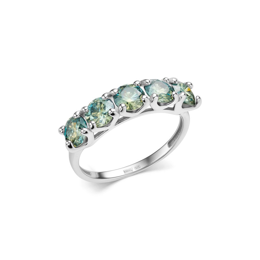 Кольцо Дар - Серебро 925, Синтетический муассанит (арт. К-4048рс16139)