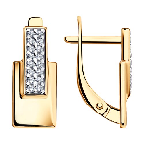 Серьги Diamant - Серебро 925, Фианит (арт. 93-120-02443-1)